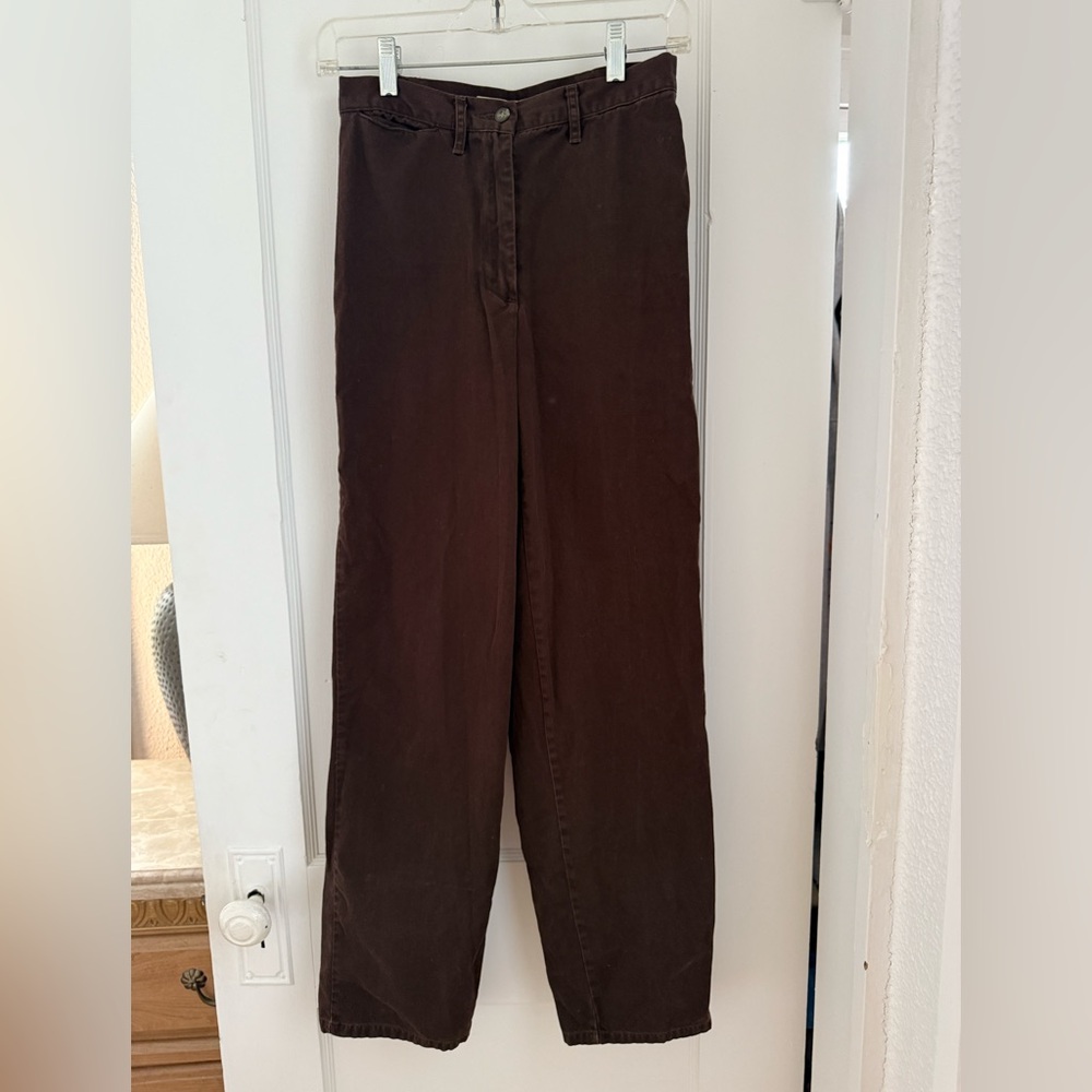 Brown chino pants